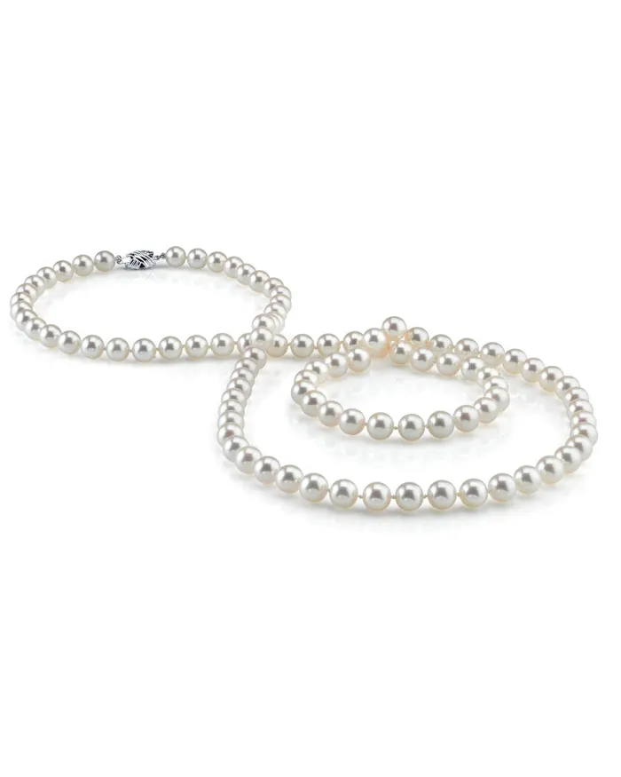 8595mm Opera Length Freshwater Pearl Necklace SPT Necklaces
