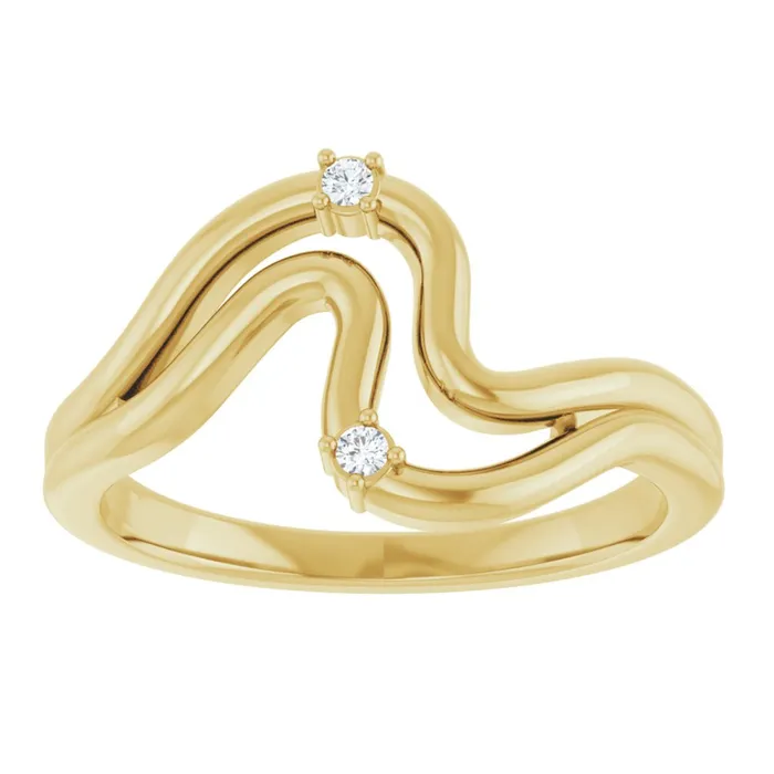 Anueva Jewelry Rings Undertow Diamond Ring