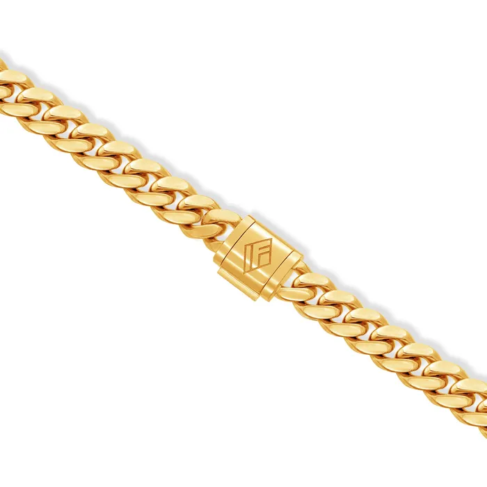 Bracelets Gold Cuban Link Bracelet 9mm IF Co Bracelets Gold Cuban Link Bracelet 9mm IF Co