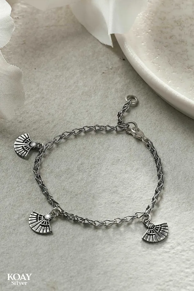 Bracelets KOAY Silver Store Lotus Bracelet