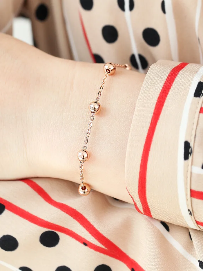 Bracelets MinimalBijoux 14K 18K Gold Ball Bracelet 5mm