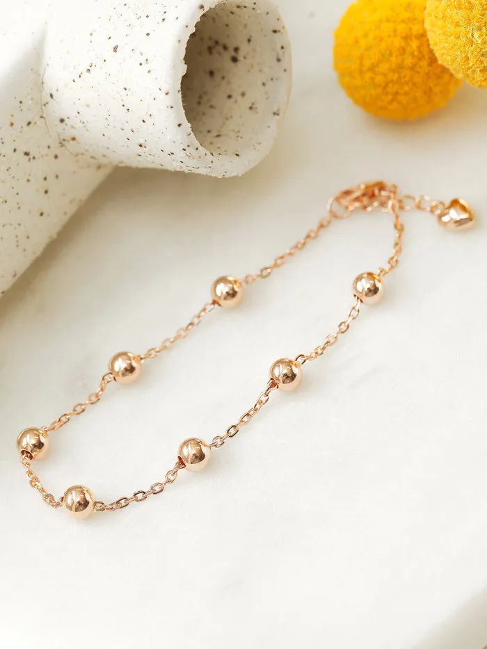 Bracelets MinimalBijoux 14K 18K Gold Ball Bracelet 5mm