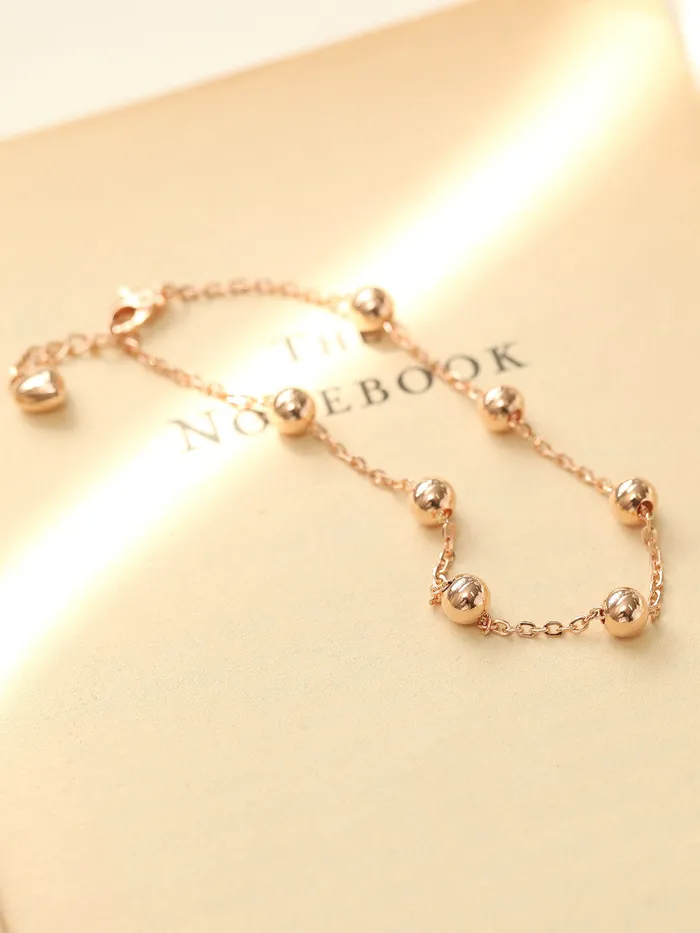 Bracelets MinimalBijoux 14K 18K Gold Ball Bracelet 5mm