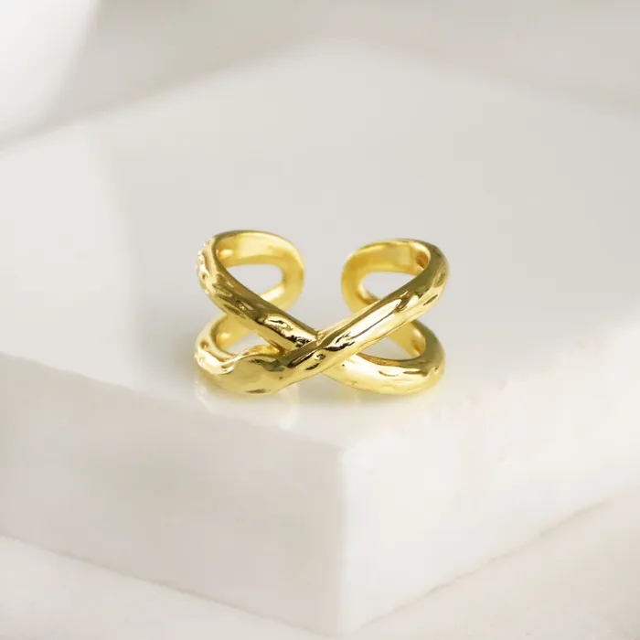 Criss Cross Ring Upakarna Rings