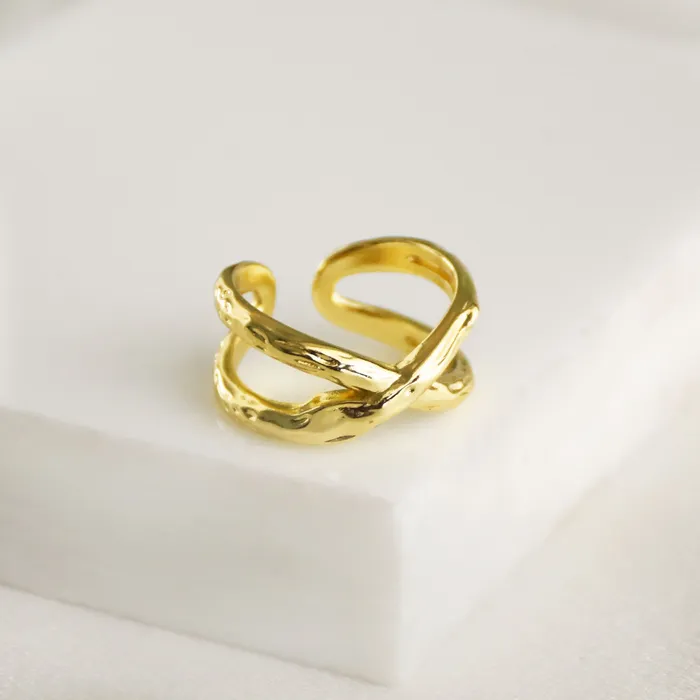 Criss Cross Ring Upakarna Rings