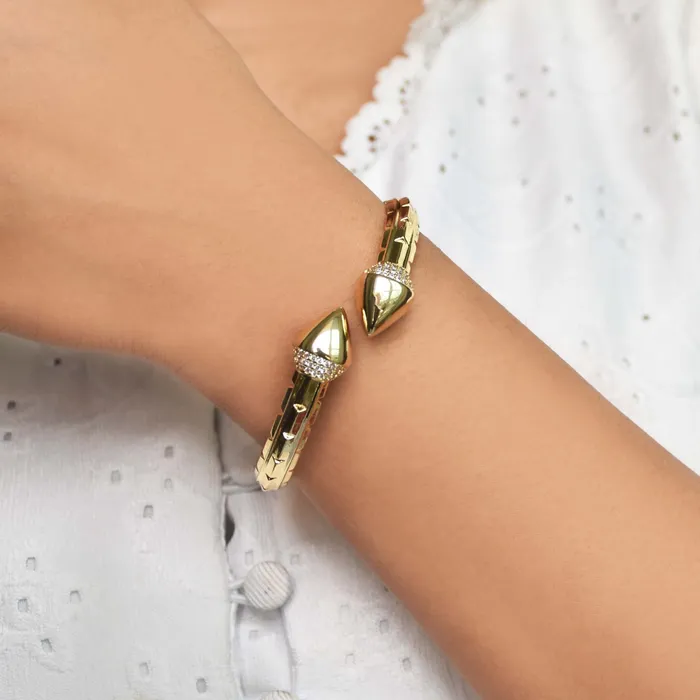 Dual Spike Gold Bangle Upakarna PreStyled Sets