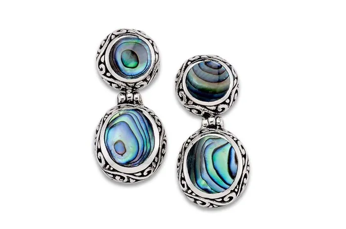 Earrings Samuel B Keramas Earrings Paua