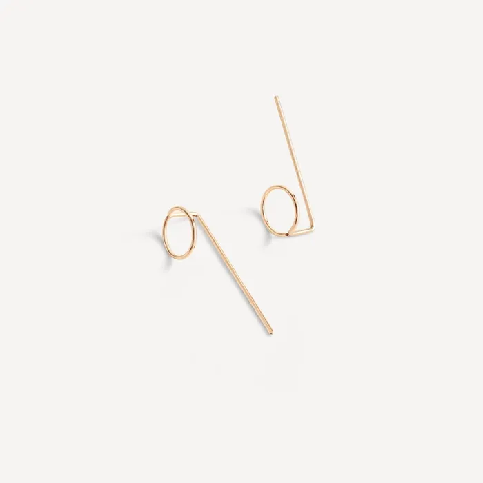 Earrings Sheena Marshall Jewelry Eloise Threader Earrings Gold Fill