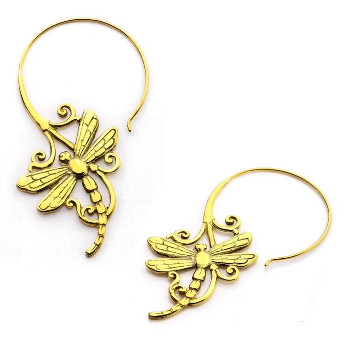 Earrings Tulsa Body Jewelry Draklo Brass Earrings