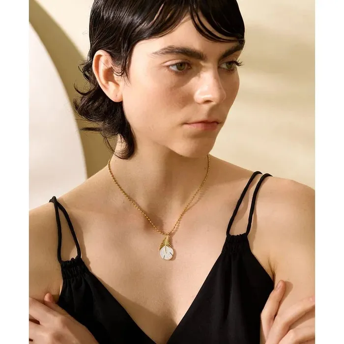 Feather Pendant Necklace Mabel Love Co Necklaces