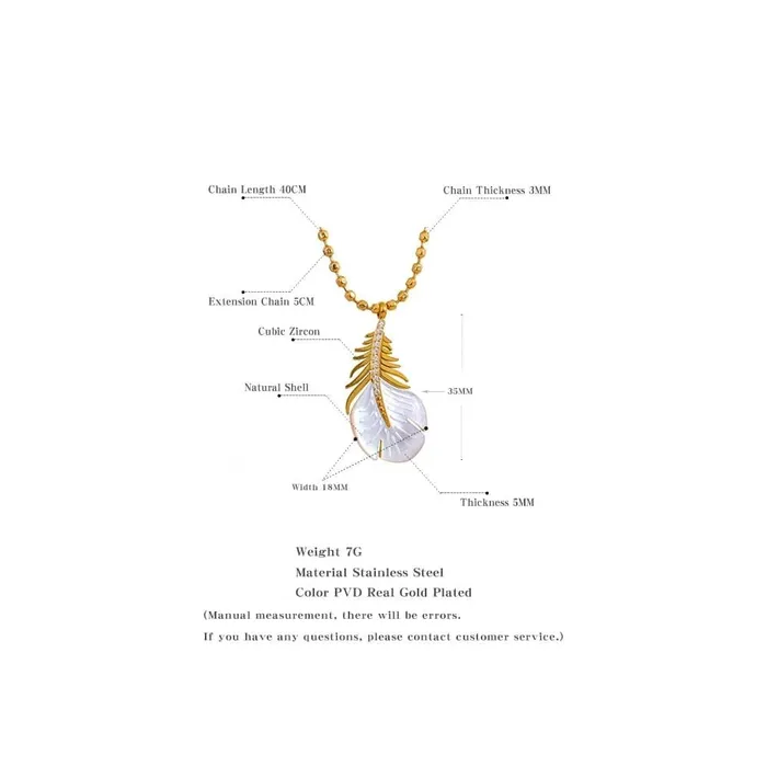 Feather Pendant Necklace Mabel Love Co Necklaces