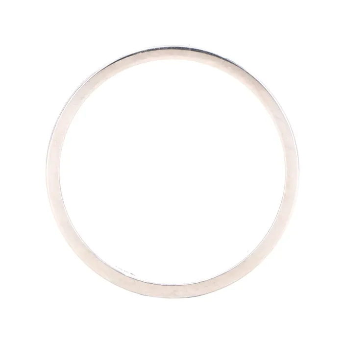 Flat Plain Mens Band 4mm Wedding Band Recycled Gold Anueva Jewelry Rings
