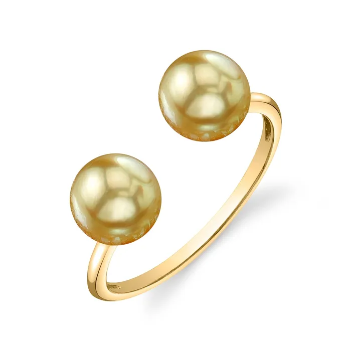 Golden South Sea Pearl Harper Ring SPT Rings