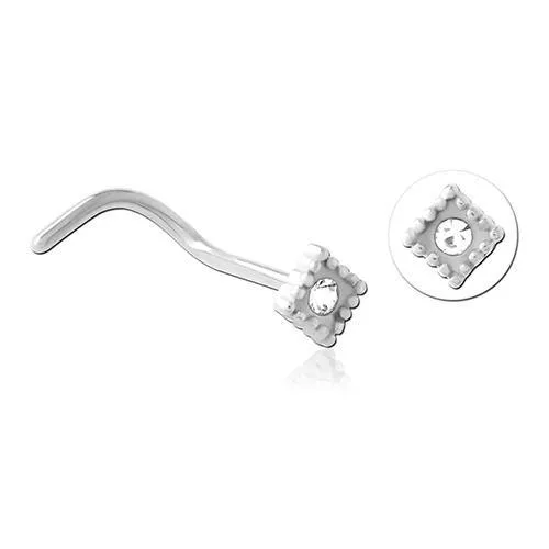 Harlequin CZ Stainless Nostril Screw Tulsa Body Jewelry Bracelets