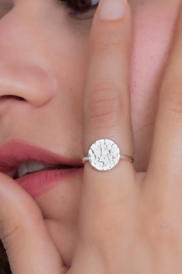 KOAY Silver Store Circle 01 Ring Rings