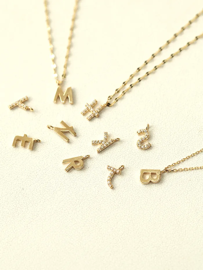 MinimalBijoux 14K 18K Gold Initial Anklet Bracelet Bracelets