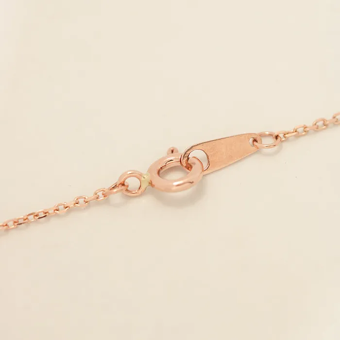 MinimalBijoux 14K Gold Garland Cubic Flower Necklace Necklaces