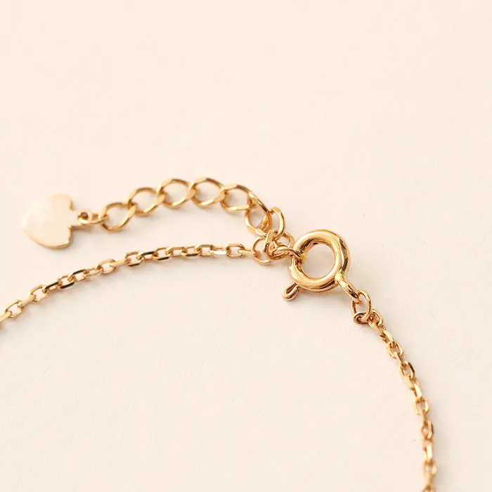 MinimalBijoux Bracelets 14K 18K Gold CZ Volume Line Stick Bracelet