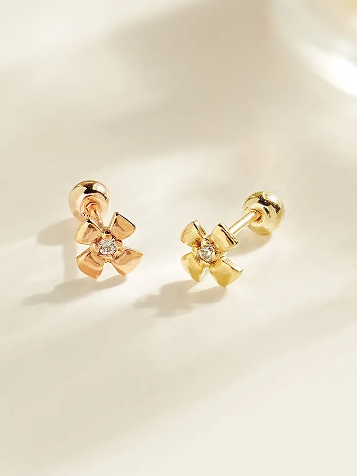MinimalBijoux Earrings 14K Gold Polaris Cartilage Earring 20G18G16G