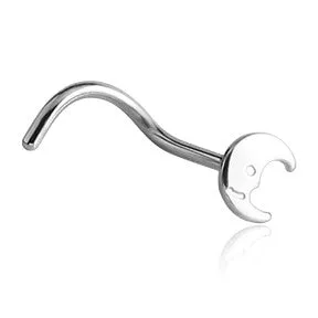 Moon Stainless Nostril Screw Tulsa Body Jewelry Necklaces