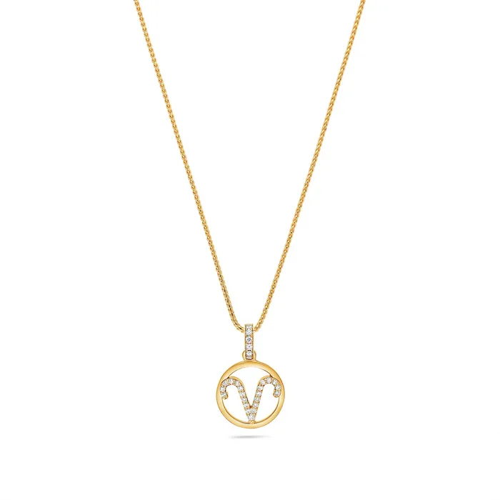 Nano Zodiac Necklace Aries IF Co Necklaces