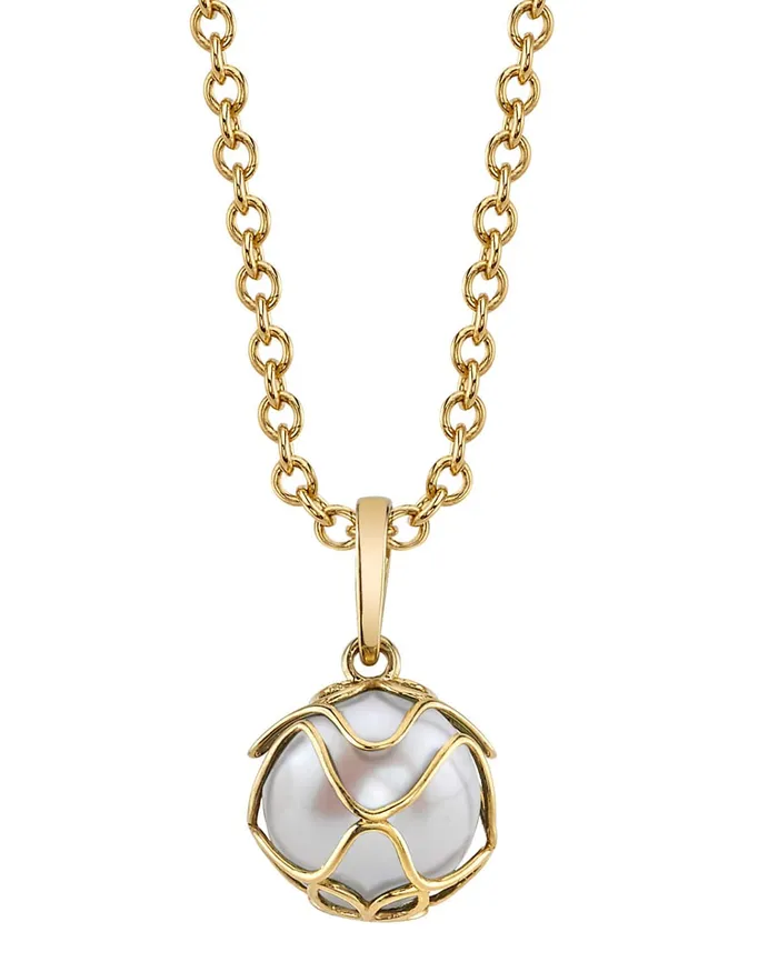 Necklaces Freshwater Pearl Cora Pendant SPT