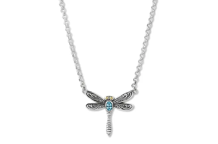 Necklaces Samuel B Klabat Necklace Blue Topaz
