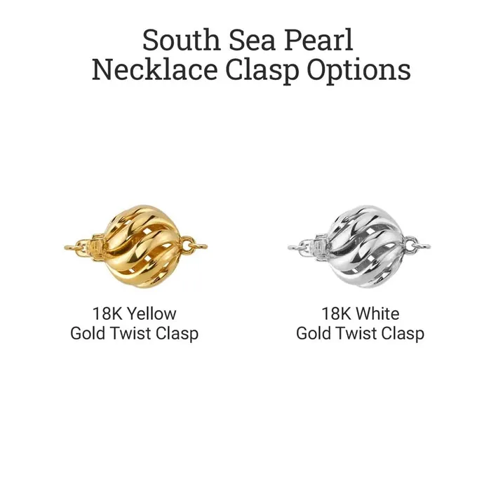Necklaces SPT White South Sea Pearl Necklace 150160mm AAA Quality