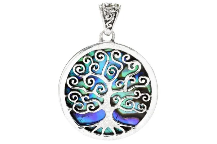 Necklaces Tree of Life Pendant Paua Samuel B