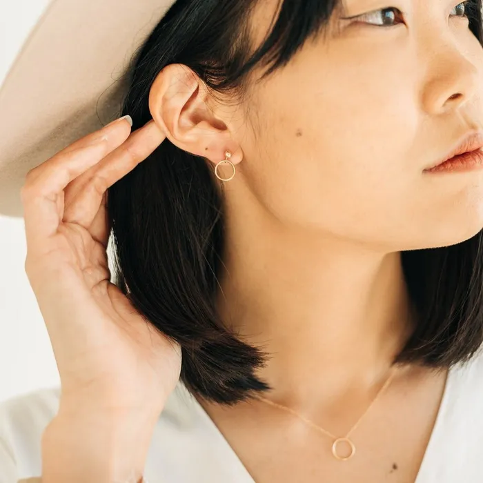 PreStyled Sets Sheena Marshall Jewelry SAMPLE SALE Circlet Studs Gold Fill