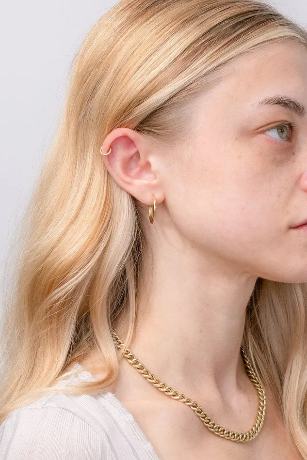 Princess Bride Diamonds PreStyled Sets 195mm Yellow Gold Hoops