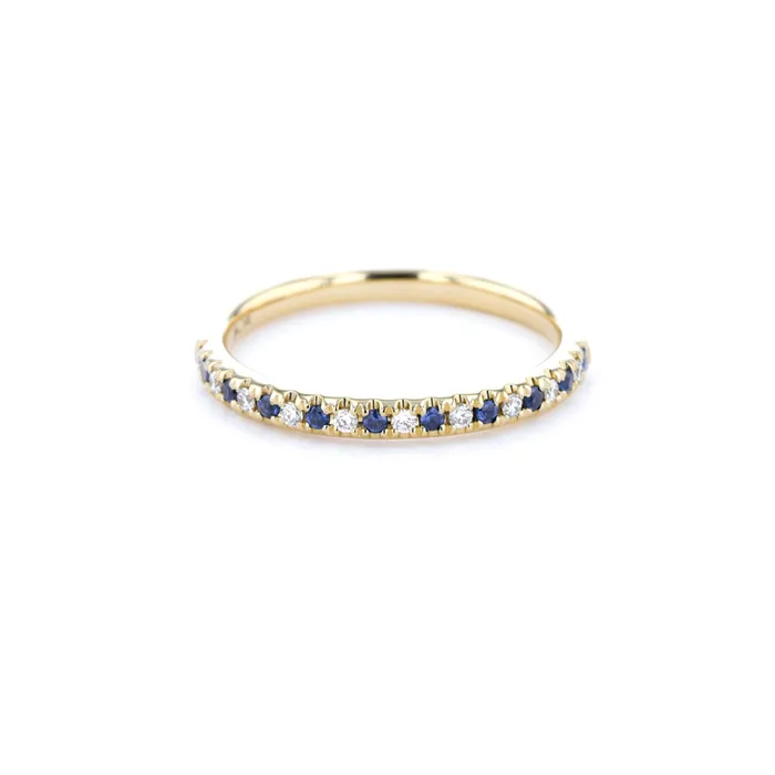 Princess Bride Diamonds Rings 23mm Pav Diamond Blue Sapphire Ring