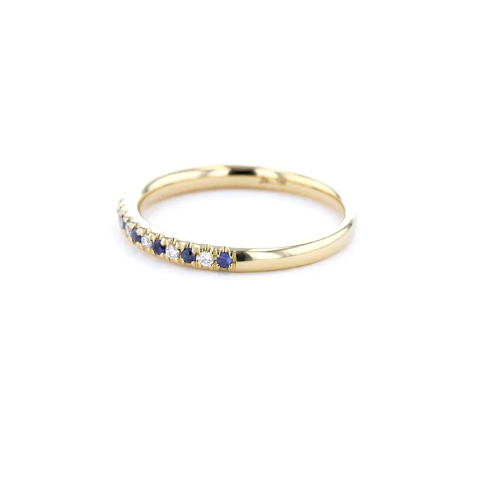 Princess Bride Diamonds Rings 23mm Pav Diamond Blue Sapphire Ring