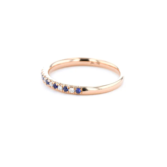 Princess Bride Diamonds Rings 23mm Pav Diamond Blue Sapphire Ring