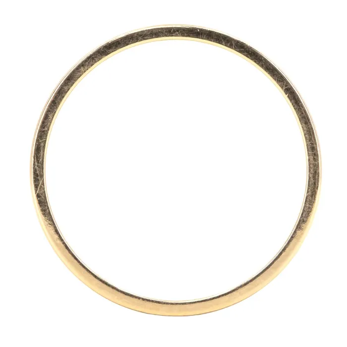 Rings Anueva Jewelry Flat Plain Mens Band 6mm Wedding Band Recycled Gold