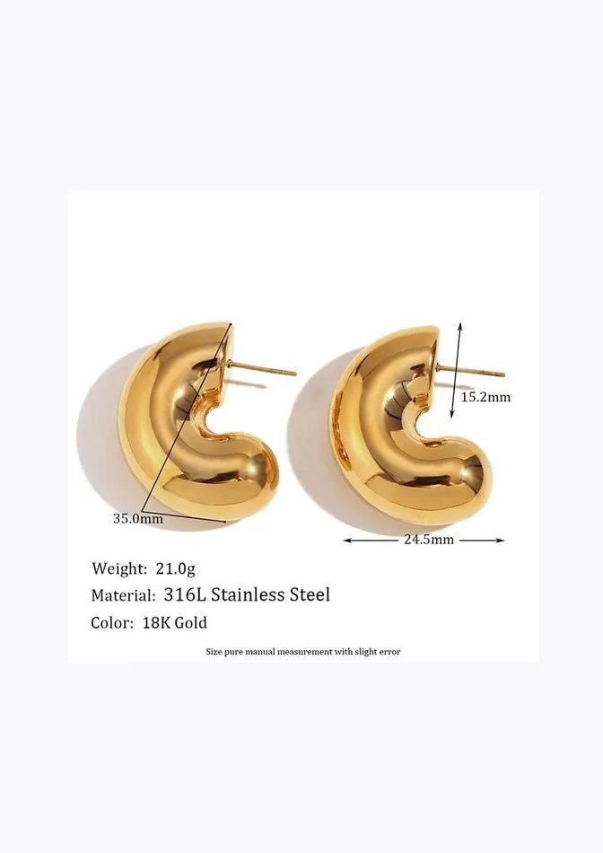 Rings Mabel Love Co Hypoallergenic Gold and Silver Hoops