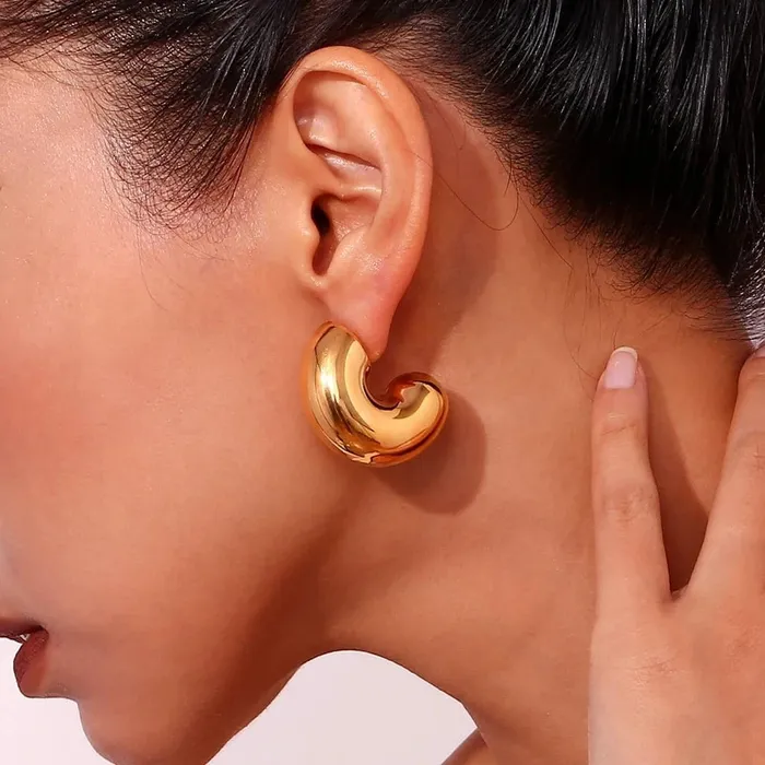 Rings Mabel Love Co Hypoallergenic Gold and Silver Hoops