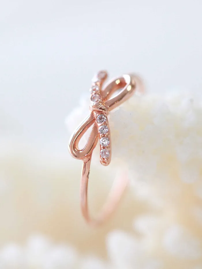 Rings MinimalBijoux 14K Gold Ribbon Cubic Ring