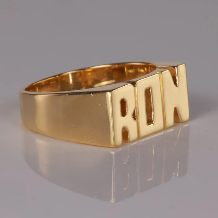 Rings Moriartys Gem Art 14K Yellow Gold RON Ring