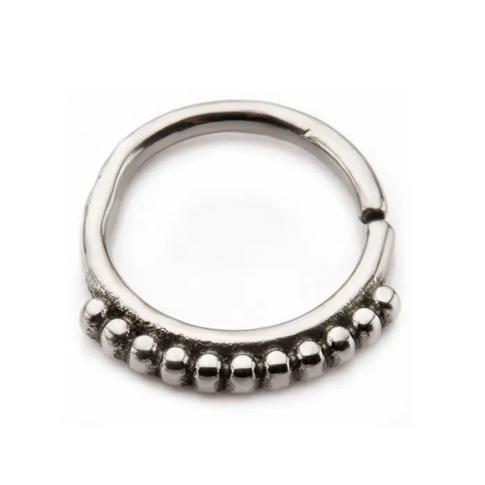 Rings Tulsa Body Jewelry Stainless Shotball Continuous Ring