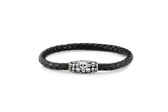 Samuel B Bracelets Tobaru Bracelet Black Leather