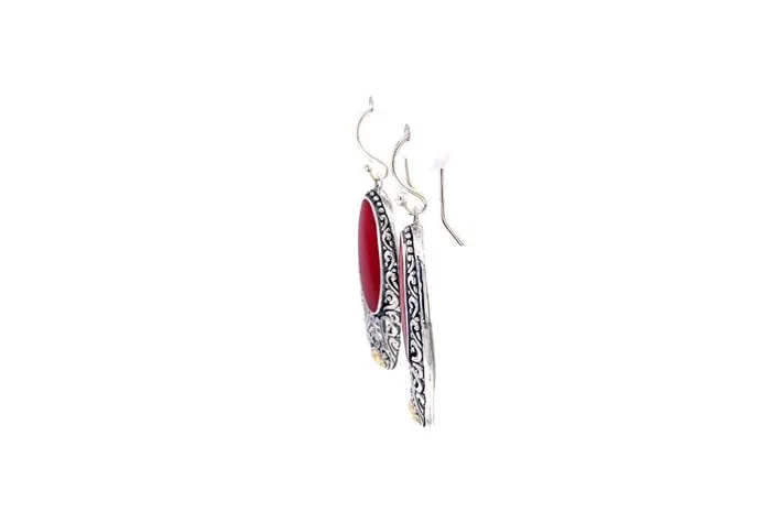 Samuel B Earrings Bliss Earrings Coral