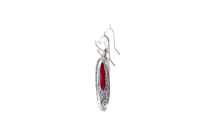 Samuel B Earrings Bliss Earrings Coral