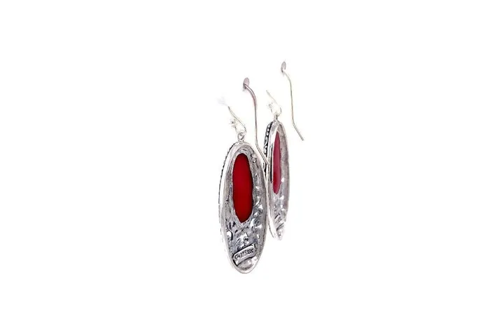 Samuel B Earrings Bliss Earrings Coral