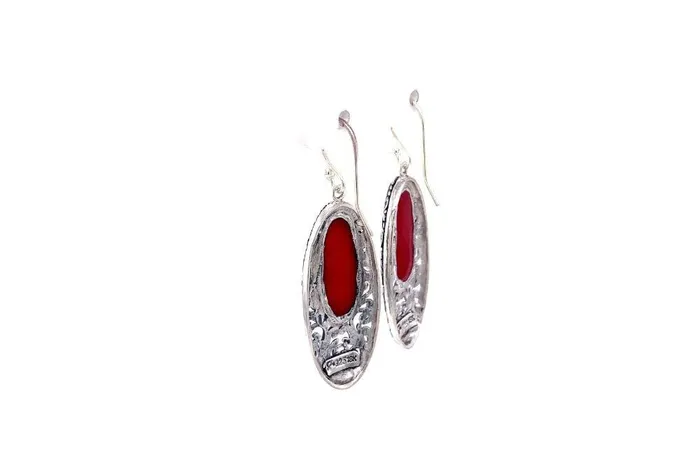 Samuel B Earrings Bliss Earrings Coral