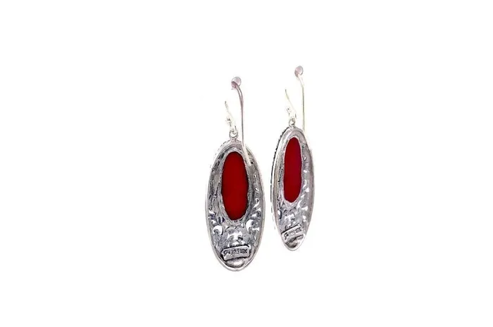 Samuel B Earrings Bliss Earrings Coral