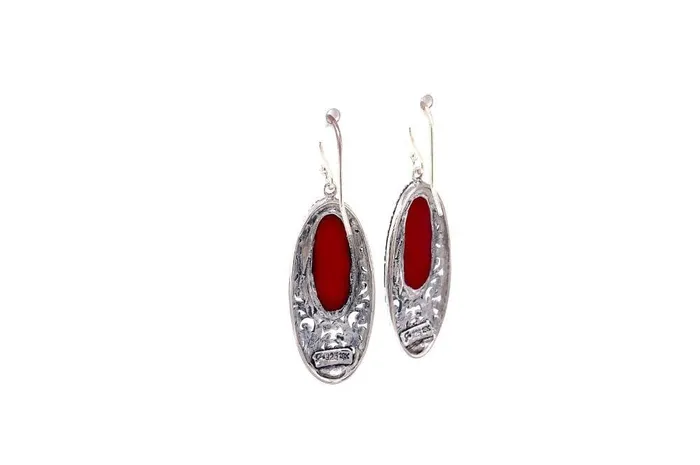 Samuel B Earrings Bliss Earrings Coral