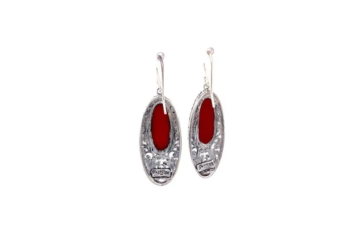 Samuel B Earrings Bliss Earrings Coral