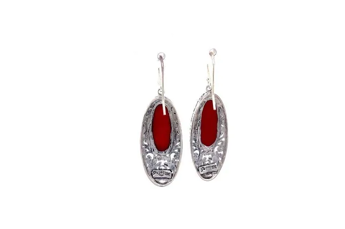 Samuel B Earrings Bliss Earrings Coral