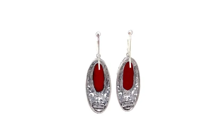 Samuel B Earrings Bliss Earrings Coral